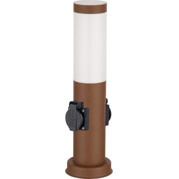 Brilagi - Außenleuchte mit 2 Lampenfassungen, 1x E27/15W/230V, 40 cm, IP44, Braun