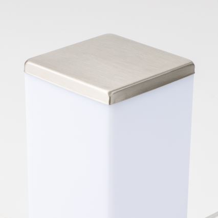 Brilagi - Außenleuchte mit 2 SCHUKO-Steckdosen NOVA 1xE27/15W/230V 40 cm IP44 mattchrom
