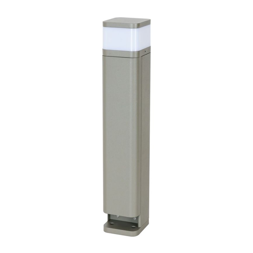 BRILAGI - Außenleuchte mit 2 SCHUKO-Steckdosen PILLAR 1xG9/11W/230V IP44 grau