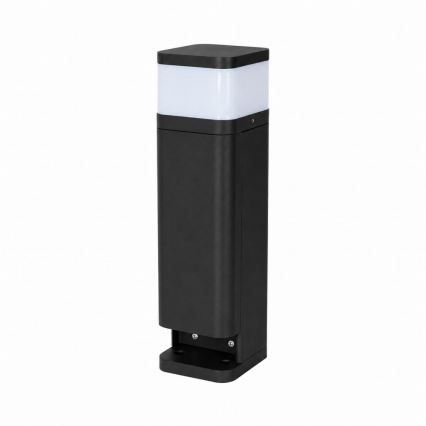 BRILAGI - Außenleuchte mit 2 SCHUKO-Steckdosen PILLAR 1xG9/11W/230V IP44 schwarz