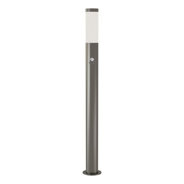 Brilagi - Außenleuchte mit Bewegungsmelder ELIA 1xE27/20W/230V IP44 100 cm mattchrom