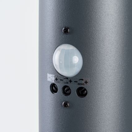 BRILAGI - Außenleuchte mit Bewegungsmelder ELIA 1xE27/20W/230V IP44 100 cm anthrazit