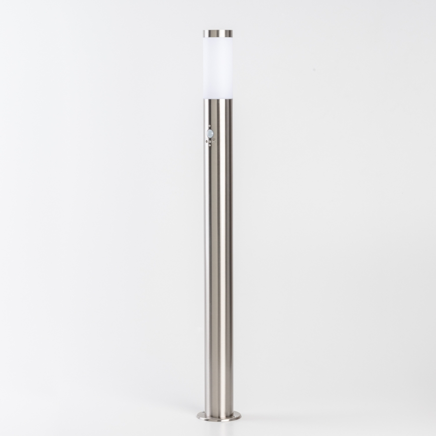 BRILAGI - Außenleuchte mit Bewegungsmelder ELIA 1xE27/20W/230V IP44 100 cm mattchrom