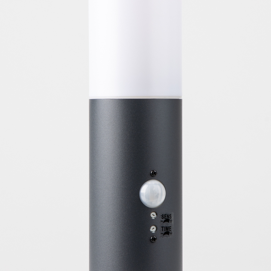 BRILAGI - Außenleuchte mit Sensor NOVA 1xE27/15W/230V 40 cm IP44 anthrazit