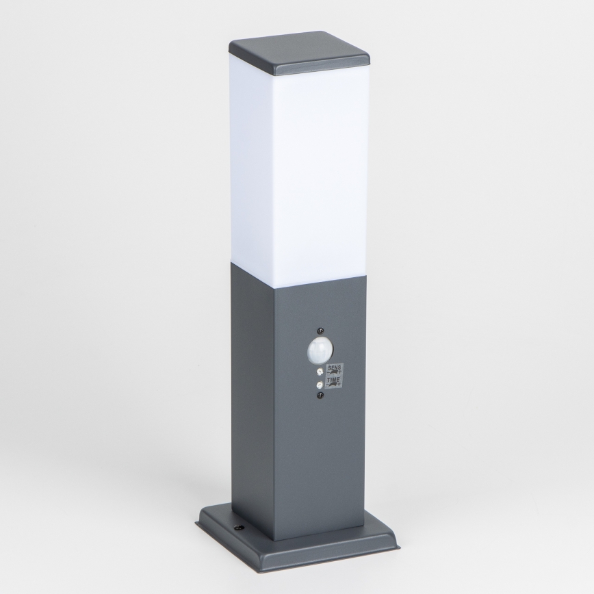 Brilagi - Außenleuchte mit Sensor NOVA 1xE27/15W/230V 40 cm IP44 Anthrazit