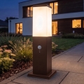 Brilagi - Außenleuchte mit Sensor NOVA 1xE27/15W/230V 40 cm IP44 braun