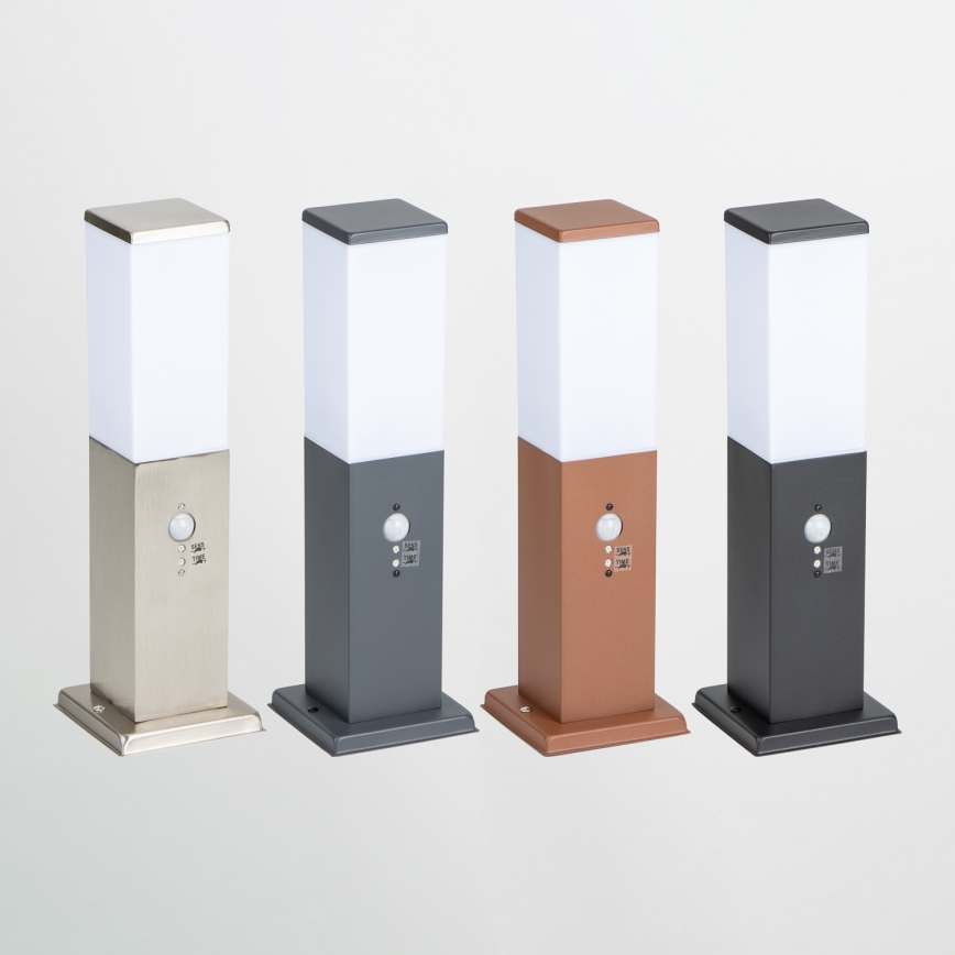 Brilagi - Außenleuchte mit Sensor NOVA 1xE27/15W/230V 40 cm IP44 braun
