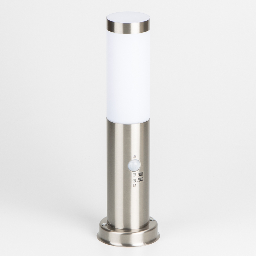 Brilagi - Außenleuchte mit Sensor NOVA 1xE27/15W/230V 40 cm IP44 mattchrom