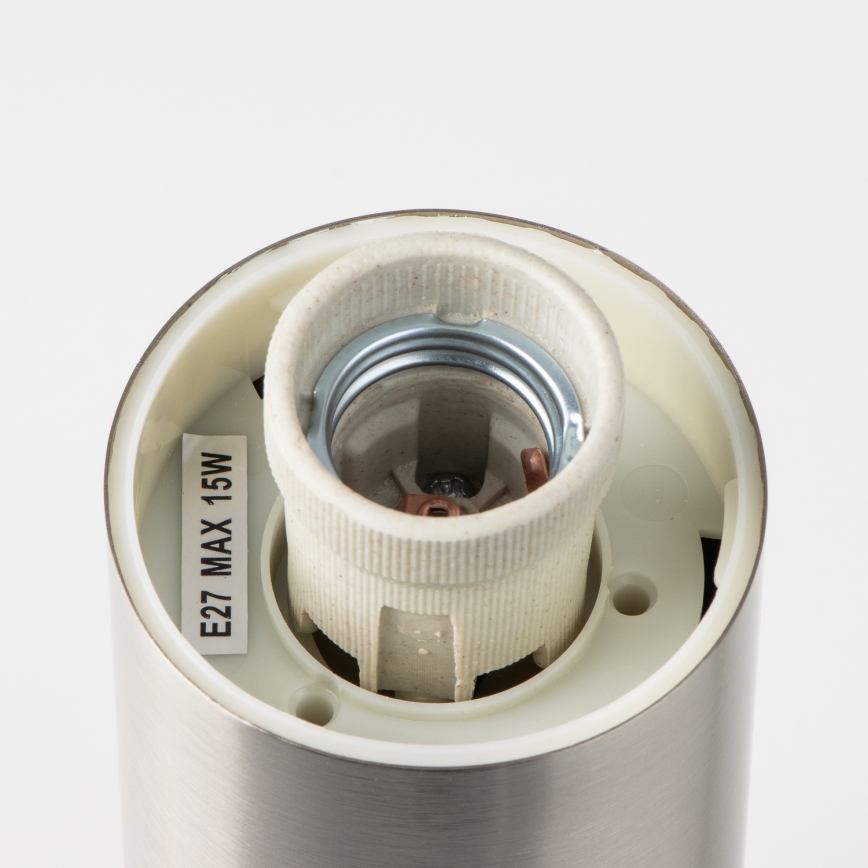 Brilagi - Außenleuchte mit Sensor NOVA 1xE27/15W/230V 40 cm IP44 mattchrom