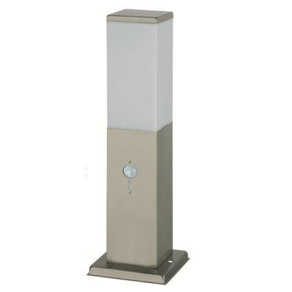 Brilagi - Außenleuchte mit Sensor NOVA 1xE27/15W/230V 40 cm IP44 mattchrom