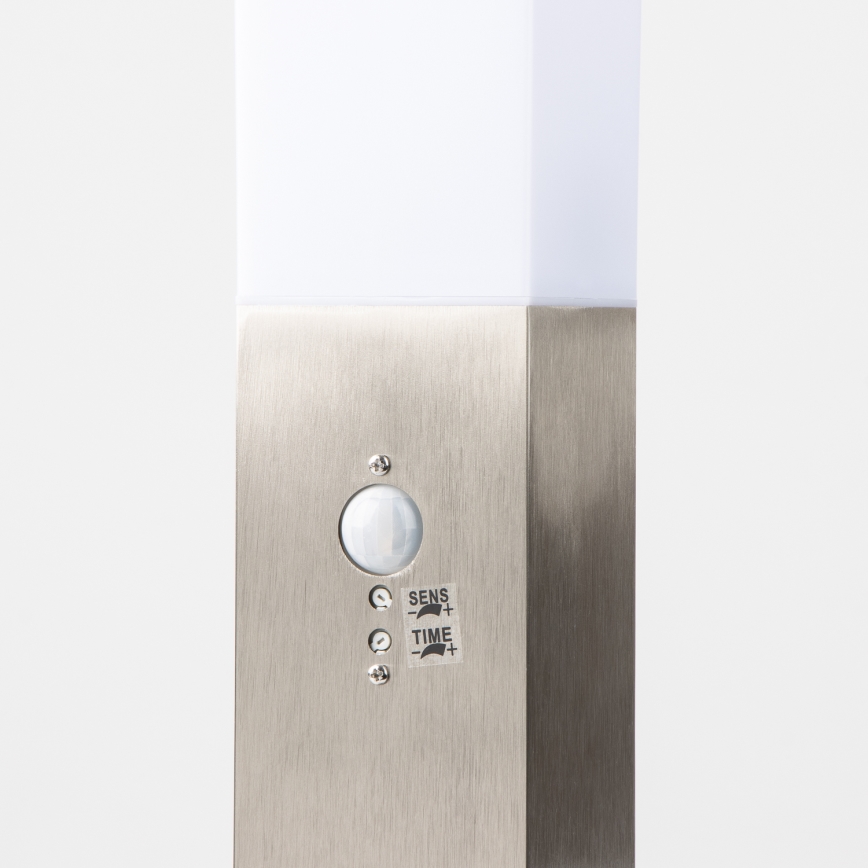 Brilagi - Außenleuchte mit Sensor NOVA 1xE27/15W/230V 40 cm IP44 mattchrom