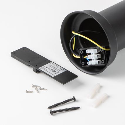 Brilagi - Außenleuchte mit Sensor NOVA 1xE27/15W/230V 40 cm IP44 schwarz