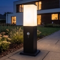 Brilagi - Außenleuchte mit Sensor NOVA 1xE27/15W/230V 40 cm IP44 schwarz