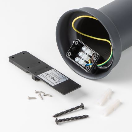 Brilagi - Außenleuchte NOVA 1xE27/15W/230V 40 cm IP44 anthrazit