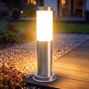 Brilagi - Außenleuchte NOVA 1xE27/15W/230V 40 cm IP44 mattchrom