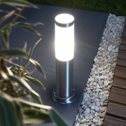 Brilagi - Außenleuchte NOVA 1xE27/15W/230V 40 cm IP44 mattchrom