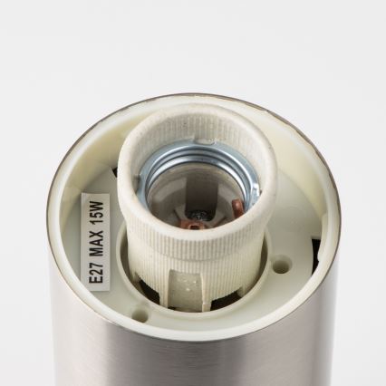 Brilagi - Außenleuchte NOVA 1xE27/15W/230V 40 cm IP44 mattchrom