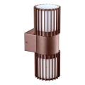 BRILAGI - Außenwandleuchte ARMOR 2xGU10/35W/230V IP44 braun