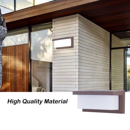 Brilagi - Außenwandleuchte BRICKY 1xE27/60W/230V braun IP54