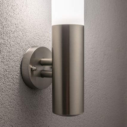 BRILAGI - Außenwandleuchte ELIA 1xE27/20W/230V IP44 mattchrom