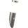 Brilagi - Außenwandleuchte mit Bewegungsmelder ELIA 1xE27/20W/230V IP44 matt-chrom