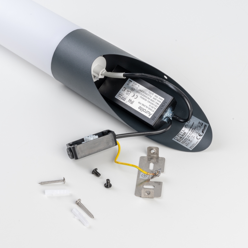 BRILAGI - Außenwandleuchte mit Bewegungsmelder ELIA 1xE27/20W/230V IP44 Anthrazit