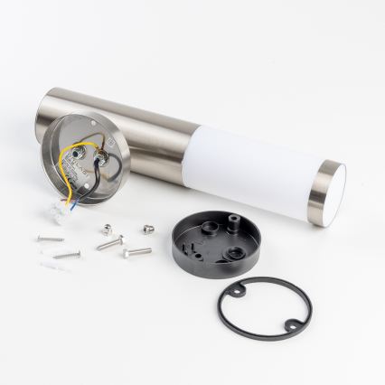 BRILAGI - Außenwandleuchte mit Sensor ELIA 1xE27/20W/230V IP44 mattchrom