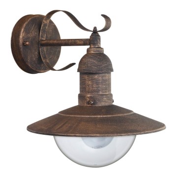 Brilagi - Außenwandleuchte MOLDE 1xE27/60W/230V IP44 Bronze/Patina