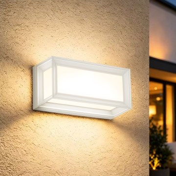 Brilagi - Außenwandleuchte PARKER 1xE27/60W/230V weiß IP44