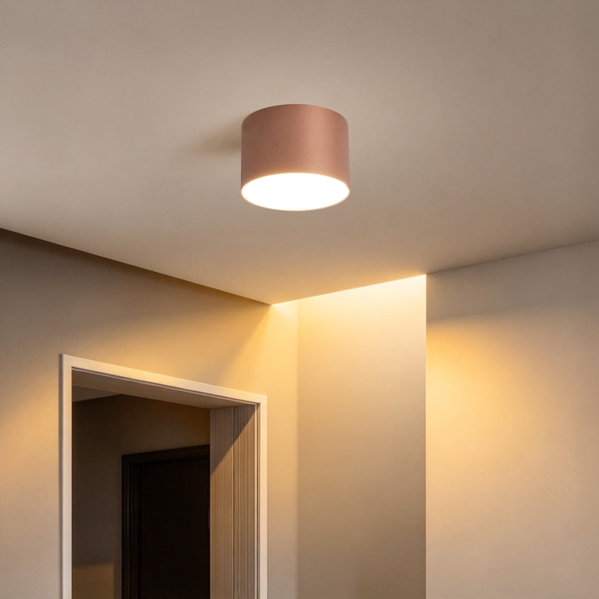 BRILAGI - Badezimmer-Deckenleuchte FORIS LED/9W/230V Ø 9 cm bronzefarben IP44 CRI 90