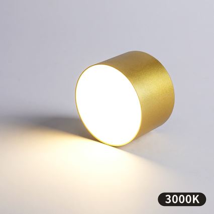 BRILAGI - Badezimmer-Deckenleuchte FORIS LED/9W/230V Ø 9 cm goldfarben IP44 CRI 90