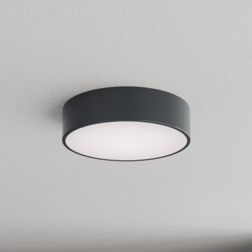 Brilagi - Badezimmer-Deckenleuchte mit Bewegungs- und Dämmerungssensor CLARE 2xE27/24W/230V Ø 30 cm Anthrazit IP54