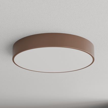 Brilagi - Bad-Deckenleuchte CLARE mit Bewegungs- und Dämmerungssensor 4xE27/24W/230V Ø 50 cm braun IP54