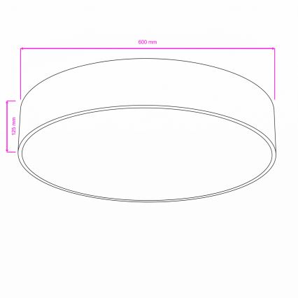 Brilagi - Badezimmer-Deckenleuchte POOL 5xE27/15W/230V Ø 60 cm IP54 weiß