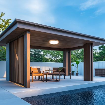 Brilagi - LED-Badezimmer-Deckenleuchte ULTRA SLIM LED/18W/230V Ø 30 cm Roségold IP54