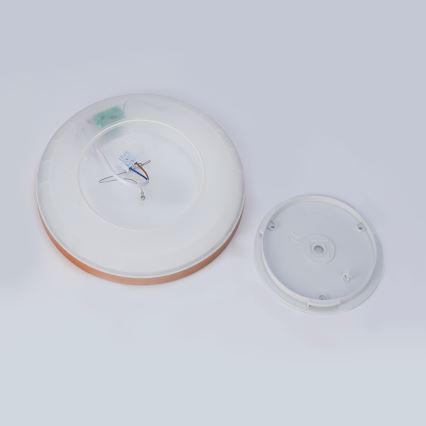 Brilagi - LED-Badezimmer-Deckenleuchte ULTRA SLIM LED/18W/230V Ø 30 cm Roségold IP54