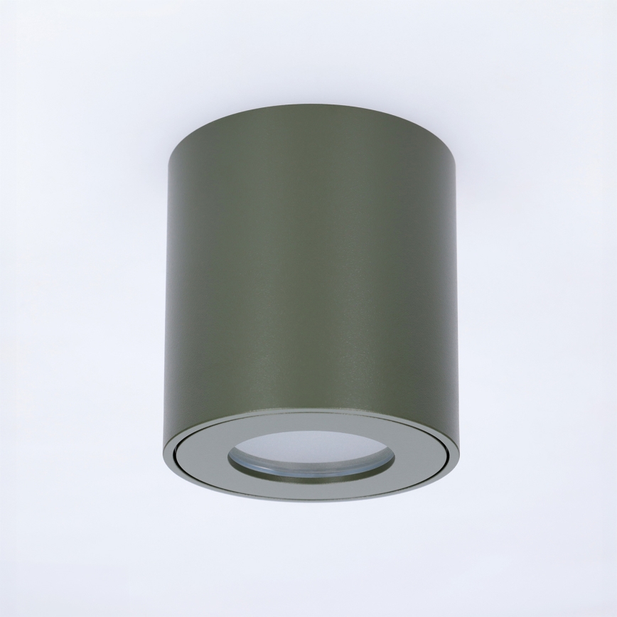 BRILAGI - Badezimmer-Einbaustrahler MIA 1xGU10/30W/230V 60x82 mm 84x80 mm dunkelgrün IP54