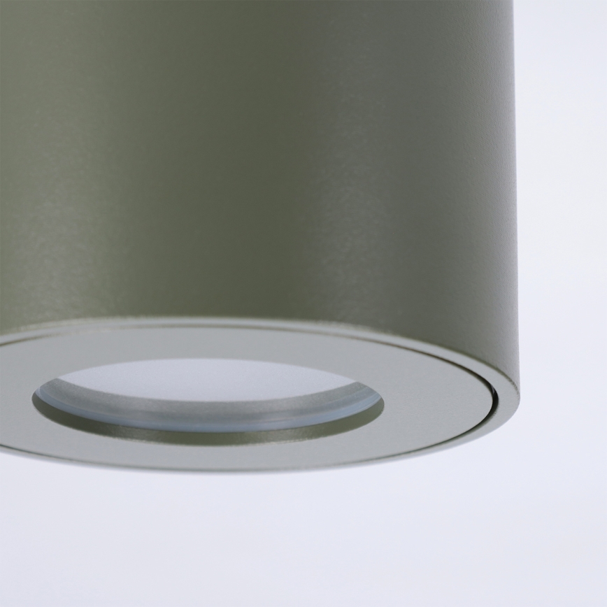 BRILAGI - Badezimmer-Einbaustrahler MIA 1xGU10/30W/230V 60x82 mm 84x80 mm dunkelgrün IP54