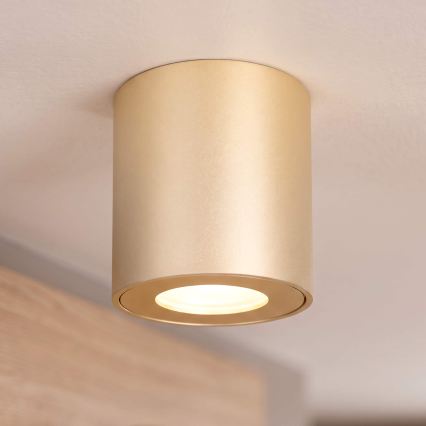 BRILAGI - Badezimmer-Einbaustrahler MIA 1xGU10/30W/230V 84x80 mm goldfarben IP54