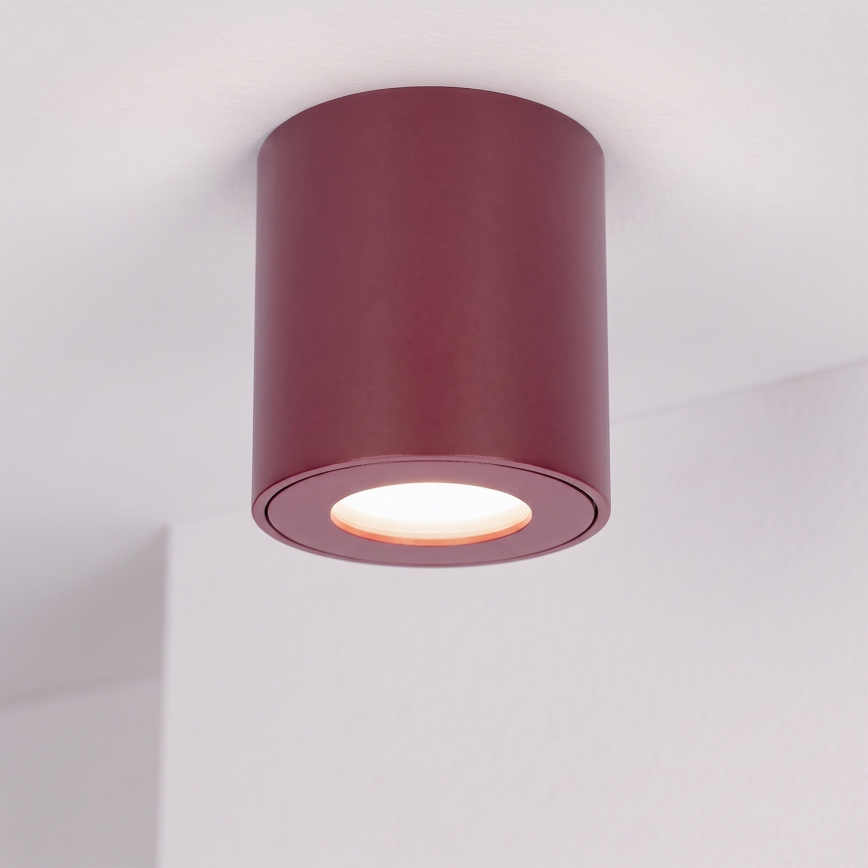 BRILAGI - Badezimmer-Spot MIA 1xGU10/30W/230V 84x80 mm burgunderrot IP54