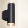 Brilagi - Badezimmer-Wandspot SELE AQUA 2xGU10/30W/230V IP44 schwarz