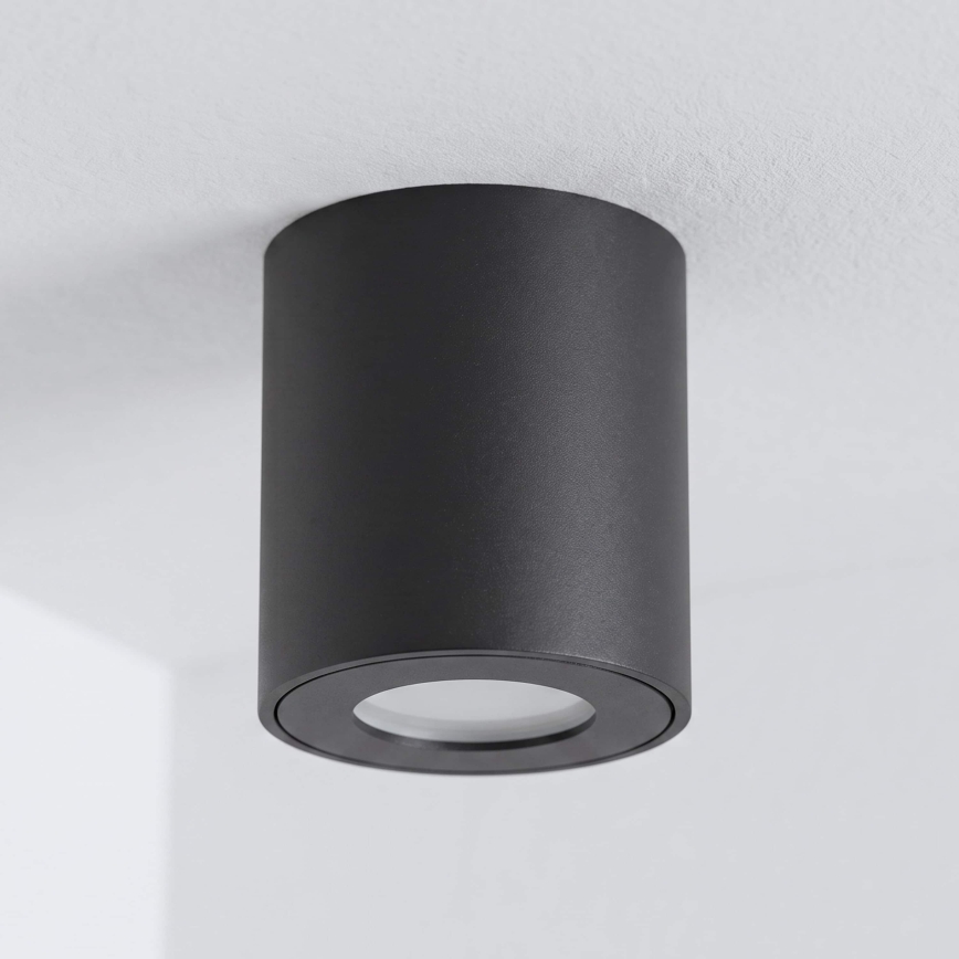 BRILAGI - Badezimmerstrahler MIA 1xGU10/30W/230V 84x80 mm schwarz IP54