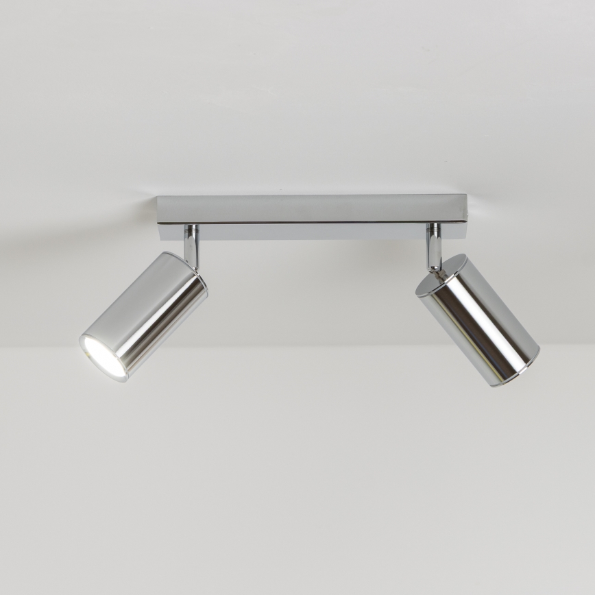 Brilagi - Badezimmerstrahler SELE 2xGU10/30W/230V IP44 glänzendes Chrom