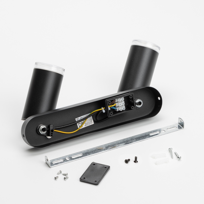 Brilagi - Badezimmerstrahler SELE 2xGU10/30W/230V IP44 schwarz