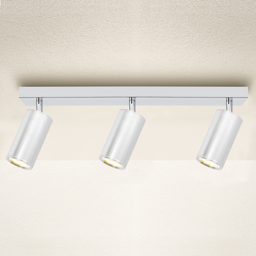 Brilagi - Badezimmerstrahler SELE 3xGU10/30W/230V IP44 glänzendes Chrom