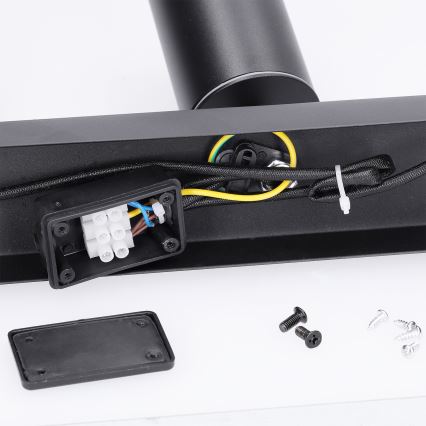 Brilagi - Badezimmerstrahler SELE 3xGU10/30W/230V IP44 schwarz