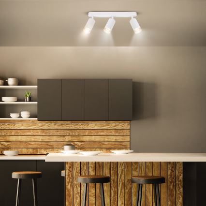 Brilagi - Badezimmerstrahler SELE 3xGU10/30W/230V IP44 weiß