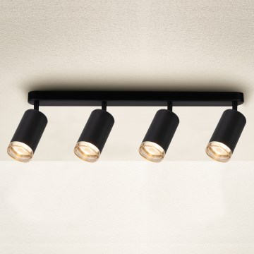 Brilagi - Badezimmerstrahler SELE 4xGU10/30W/230V IP44 schwarz