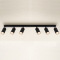 Brilagi - Badezimmerstrahler SELE 6xGU10/30W/230V IP44 schwarz