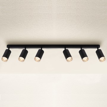 Brilagi - Badezimmerstrahler SELE 6xGU10/30W/230V IP44 schwarz